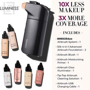 Luminess BREEZE DUO Airbrush Makeup System, Fair Coverage